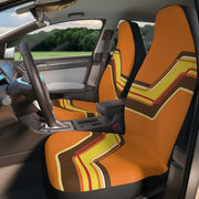 MCH Classic 70's Custom Van Stripe Tribute Polyester Car Seat Covers